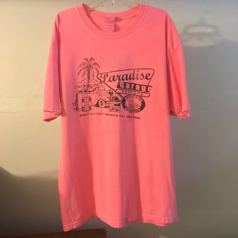 Vintage Pink Paradise Garage Tee/ L